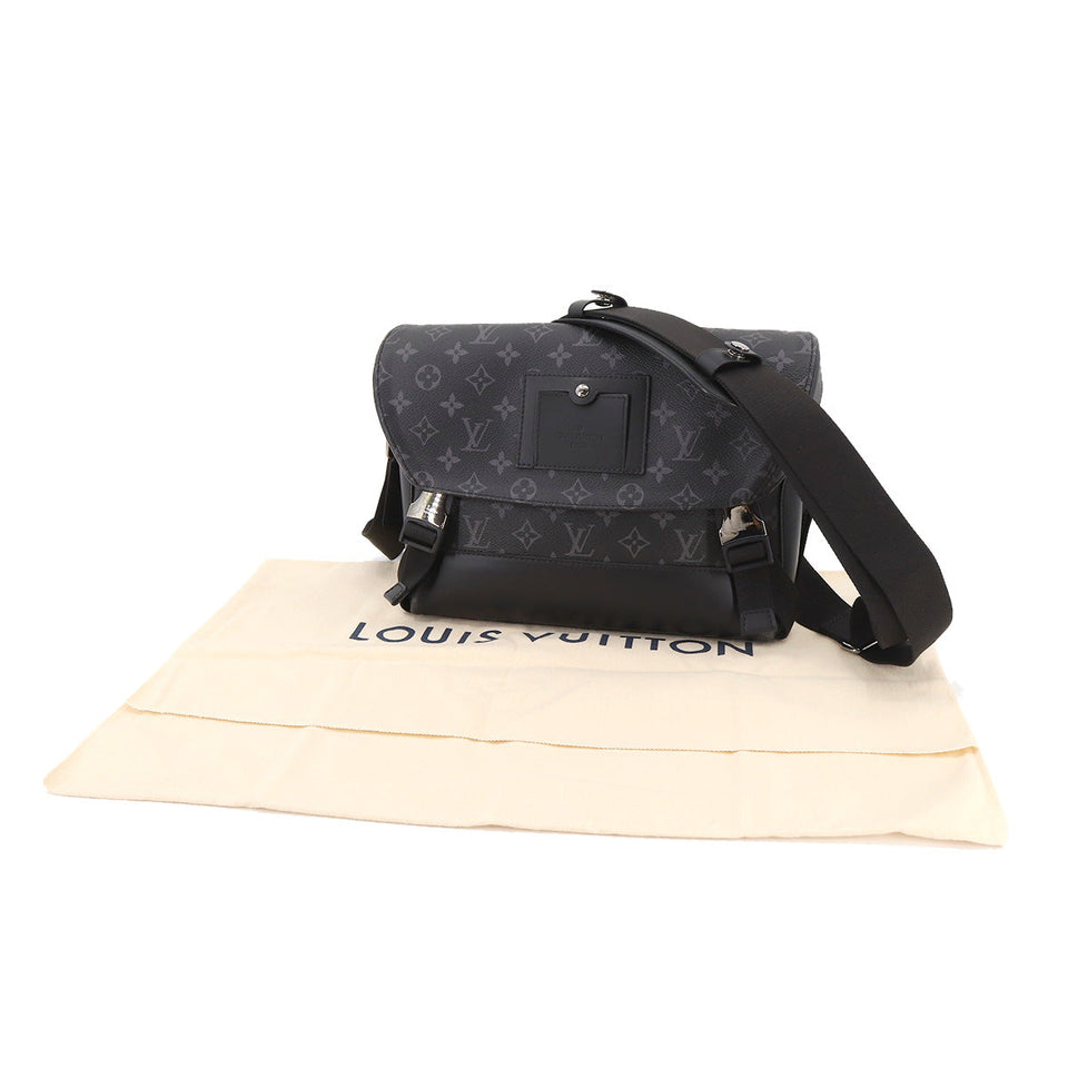 Louis Vuitton Monogram Eclipse Messenger Voyage PM Shoulder Bag