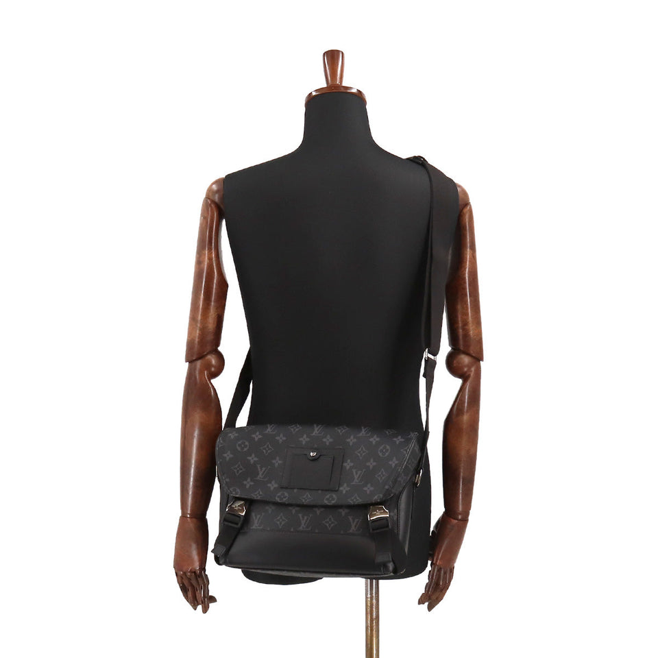 Louis Vuitton Monogram Eclipse Messenger Voyage PM Shoulder Bag