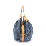 Louis Vuitton Monogram Denim XL Shoulder Bag Canvas Blue