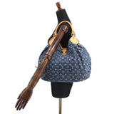 Louis Vuitton Monogram Denim XL Shoulder Bag Canvas Blue