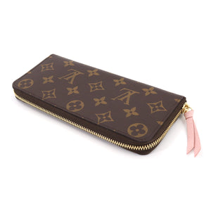 Louis Vuitton Monogram Portefeuille Clemence Round Zipper Long Wallet
