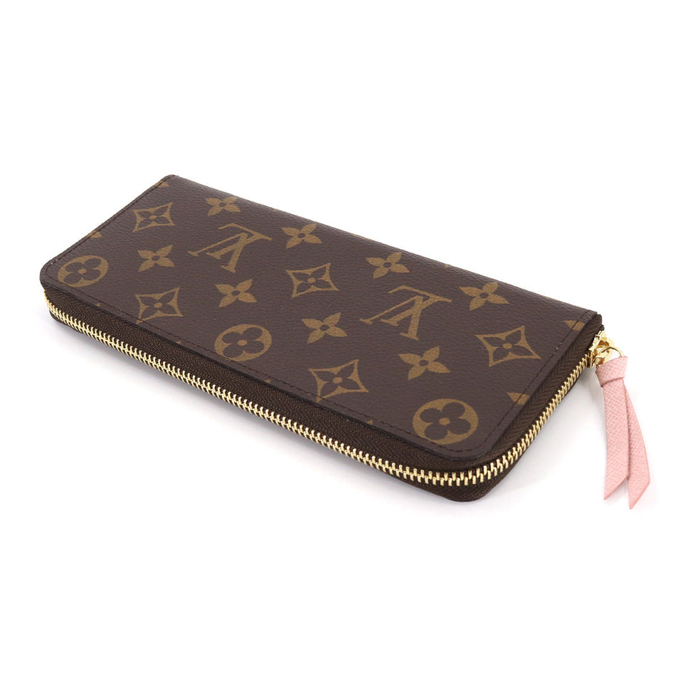 Louis Vuitton Monogram Portefeuille Clemence Round Zipper Long Wallet