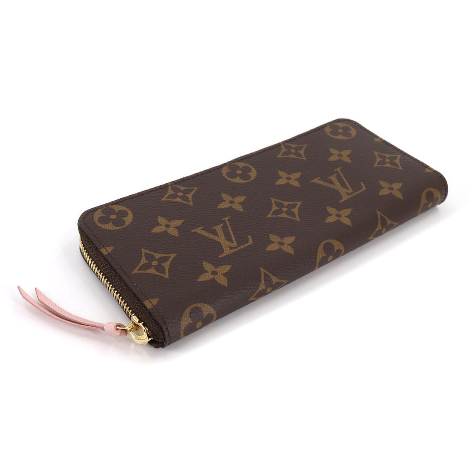 Louis Vuitton Monogram Portefeuille Clemence Round Zipper Long Wallet