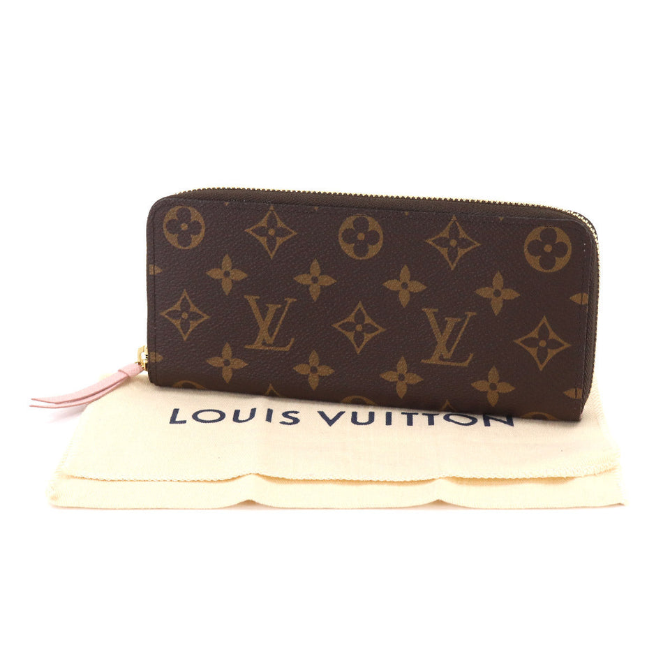 Louis Vuitton Monogram Portefeuille Clemence Round Zipper Long Wallet