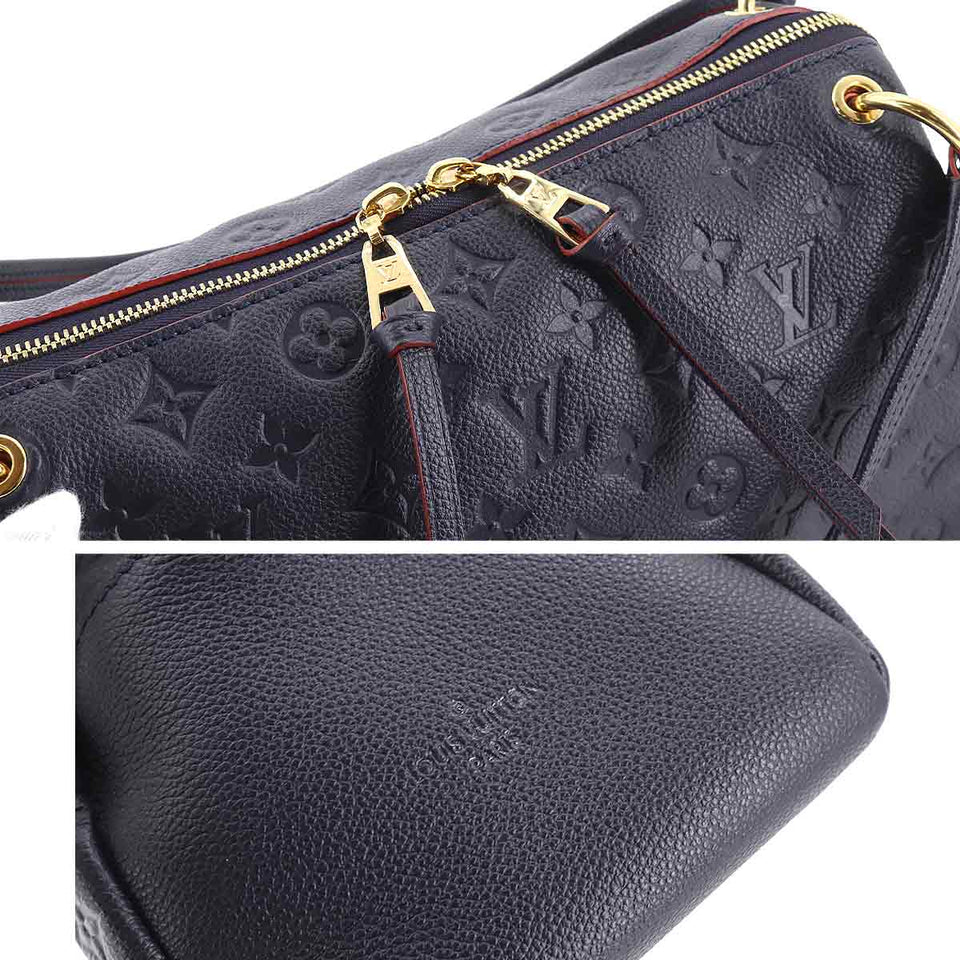 Louis Vuitton Monogram Emplant Pontyu PM 2way Tote Bag Leather