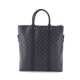 Louis Vuitton Damier Graphite Anton Tote 2way Shoulder Bag Black Gray