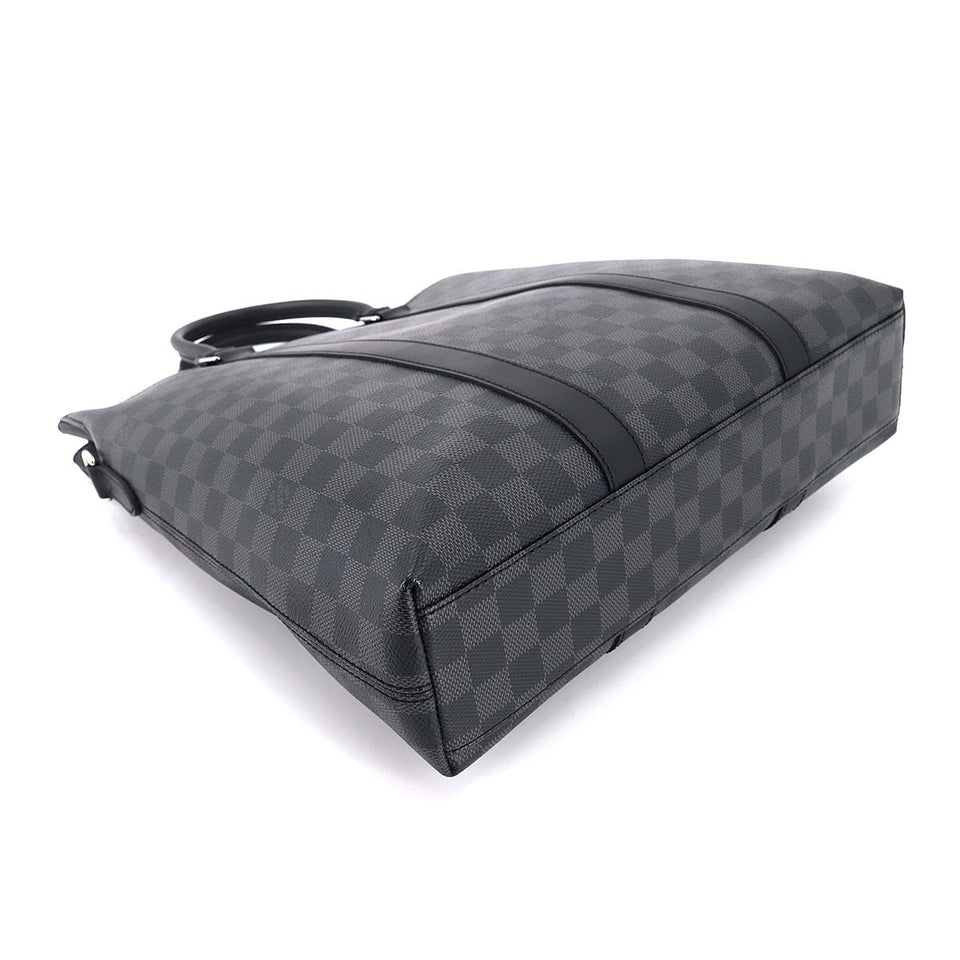 Louis Vuitton Damier Graphite Anton Tote 2way Shoulder Bag Black Gray