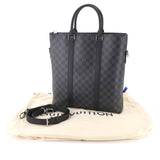 Louis Vuitton Damier Graphite Anton Tote 2way Shoulder Bag Black Gray