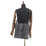 Louis Vuitton Damier Graphite Anton Tote 2way Shoulder Bag Black Gray