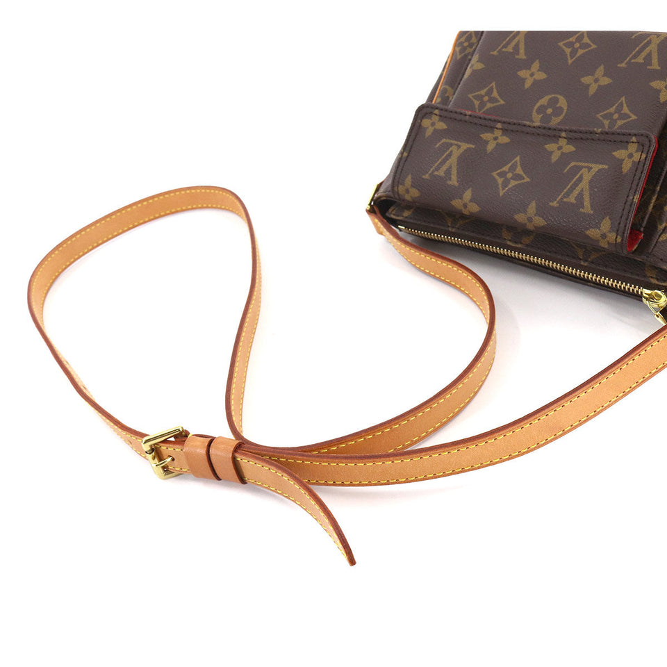 Louis Vuitton Monogram Viva Cite PM Shoulder Bag Brown