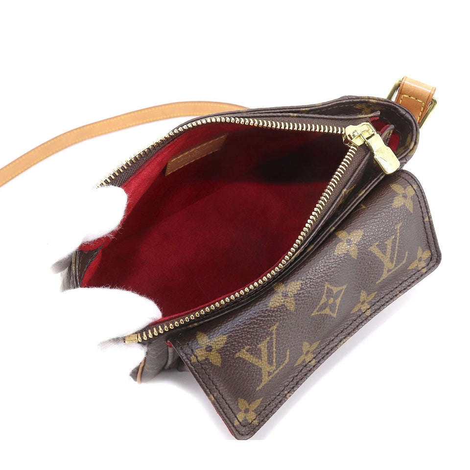 Louis Vuitton Monogram Viva Cite PM Shoulder Bag Brown