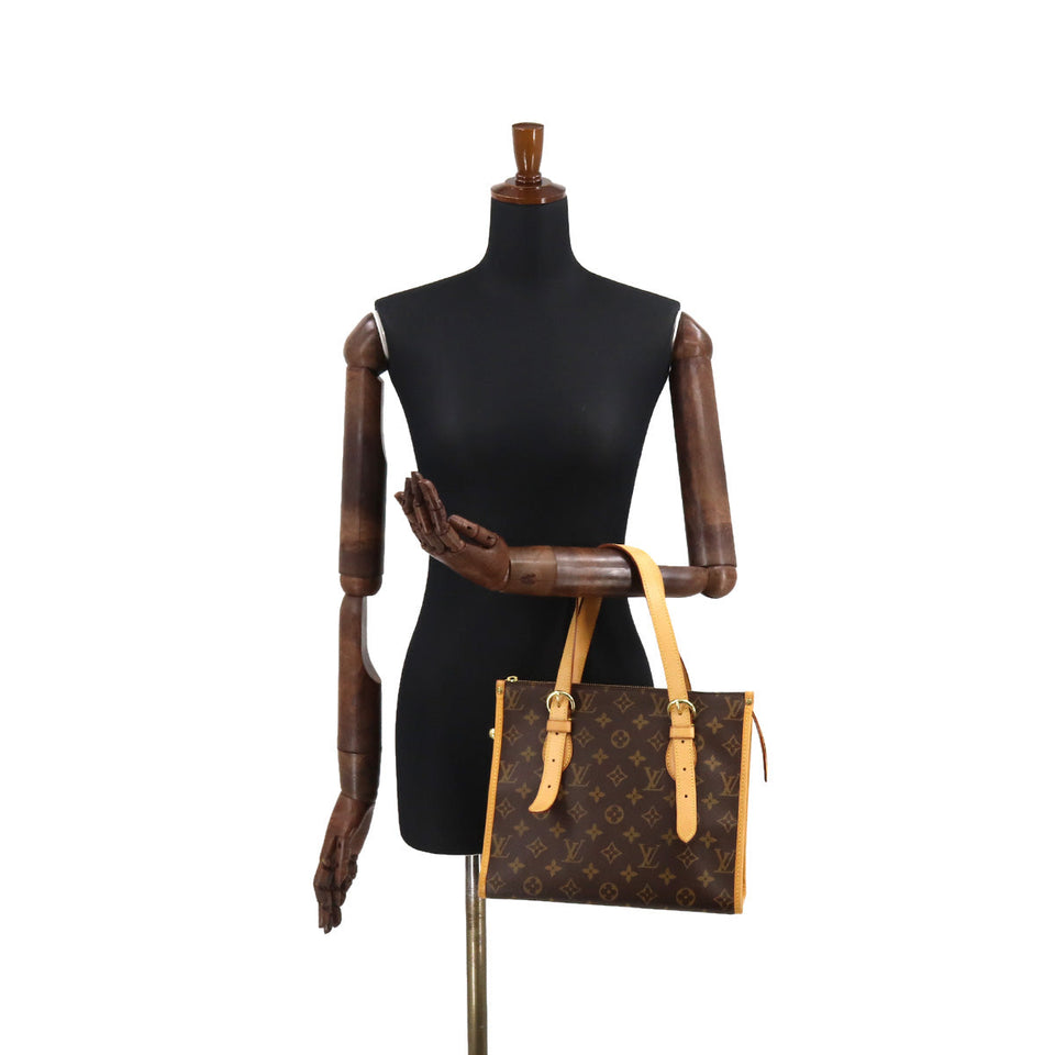 Louis Vuitton Monogram Popincourt O Tote Bag Brown