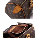 Louis Vuitton Monogram Speedy 25 Hand Bag Brown Gold Hardware