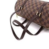 Louis Vuitton Damier Papillon 30 Hand Bag Ebene Brown