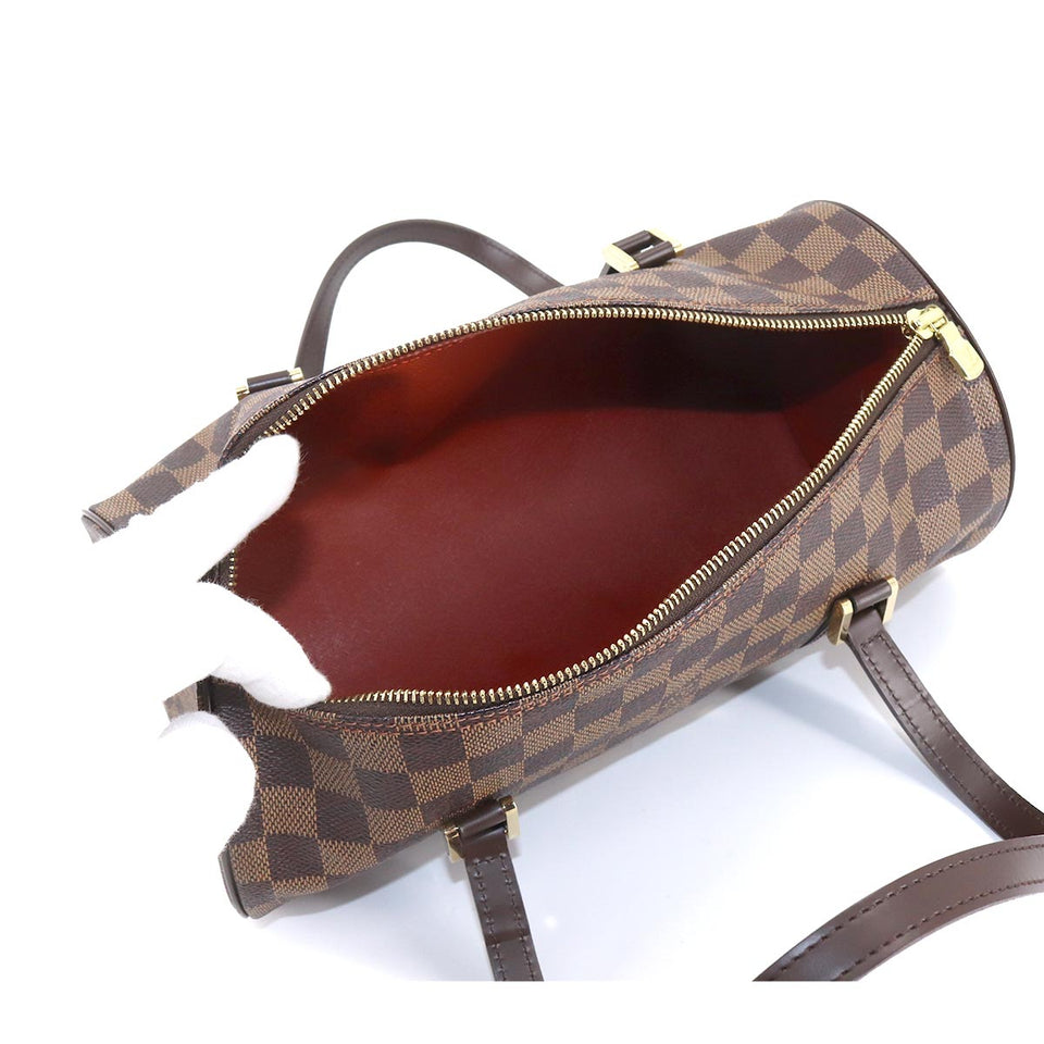 Louis Vuitton Damier Papillon 30 Hand Bag Ebene Brown