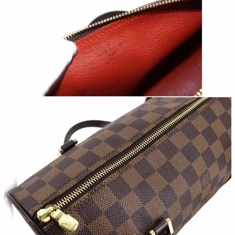 Louis Vuitton Damier Papillon 30 Hand Bag Ebene Brown