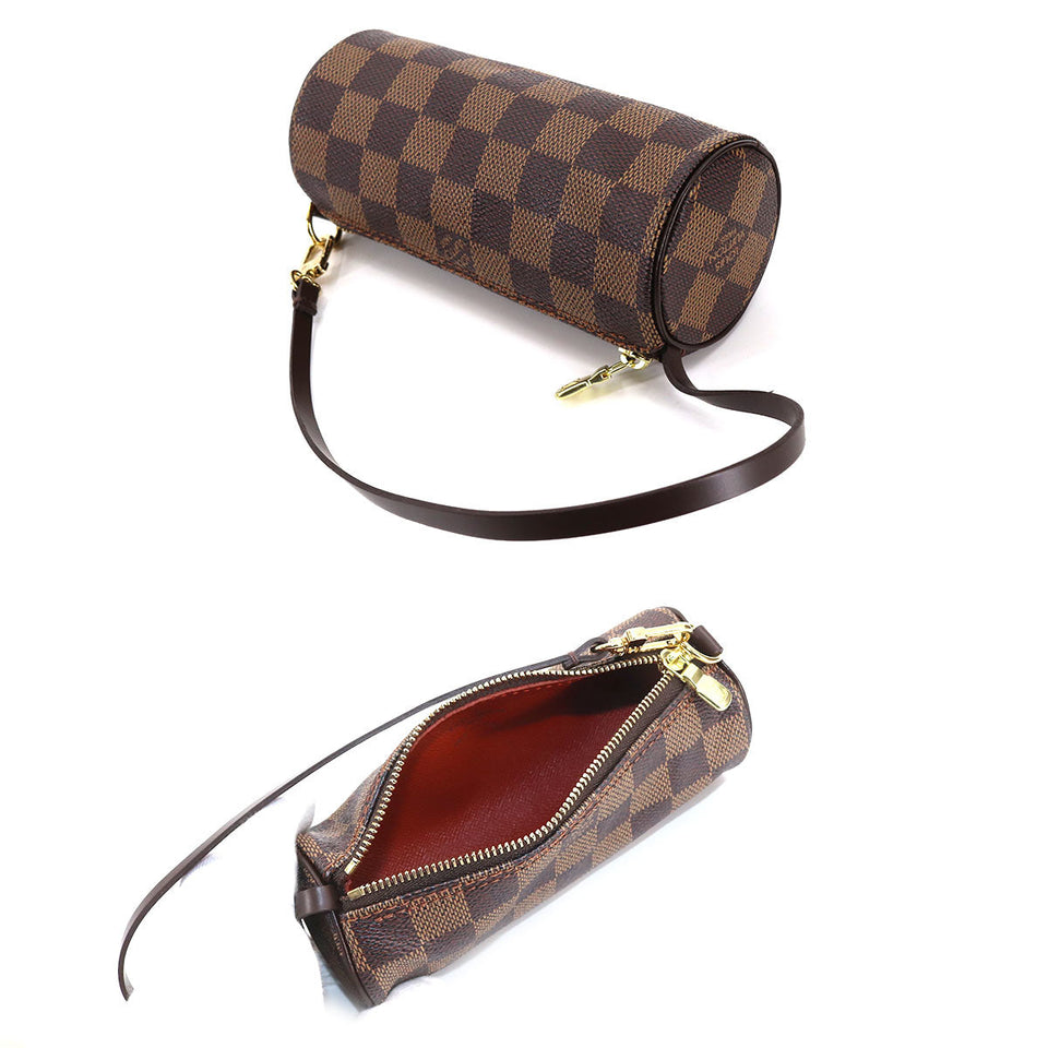 Louis Vuitton Damier Papillon 30 Hand Bag Ebene Brown