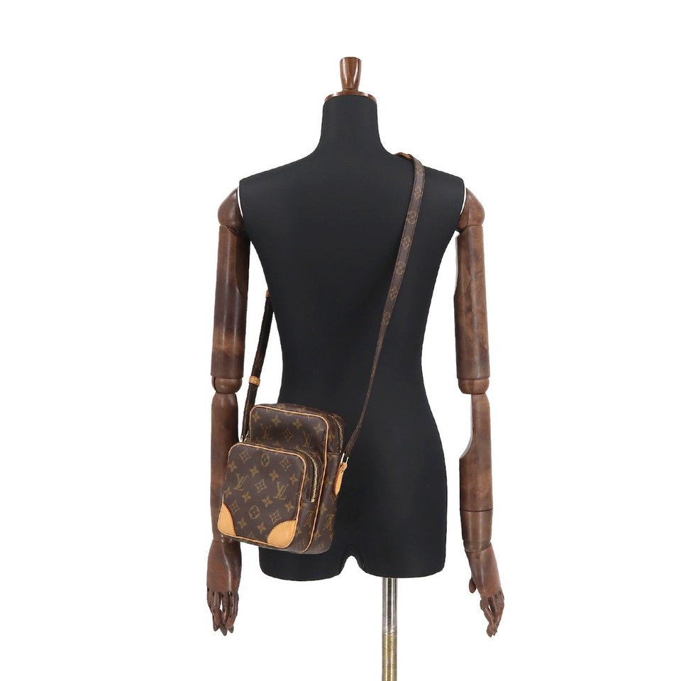 Louis Vuitton Monogram Amazon Shoulder Bag Brown