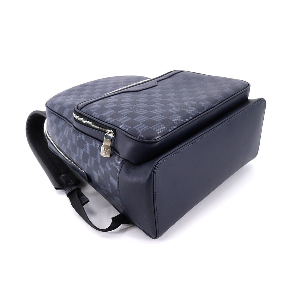 Louis Vuitton Damier Infini Campus Backpack Rucksack Leather Navy