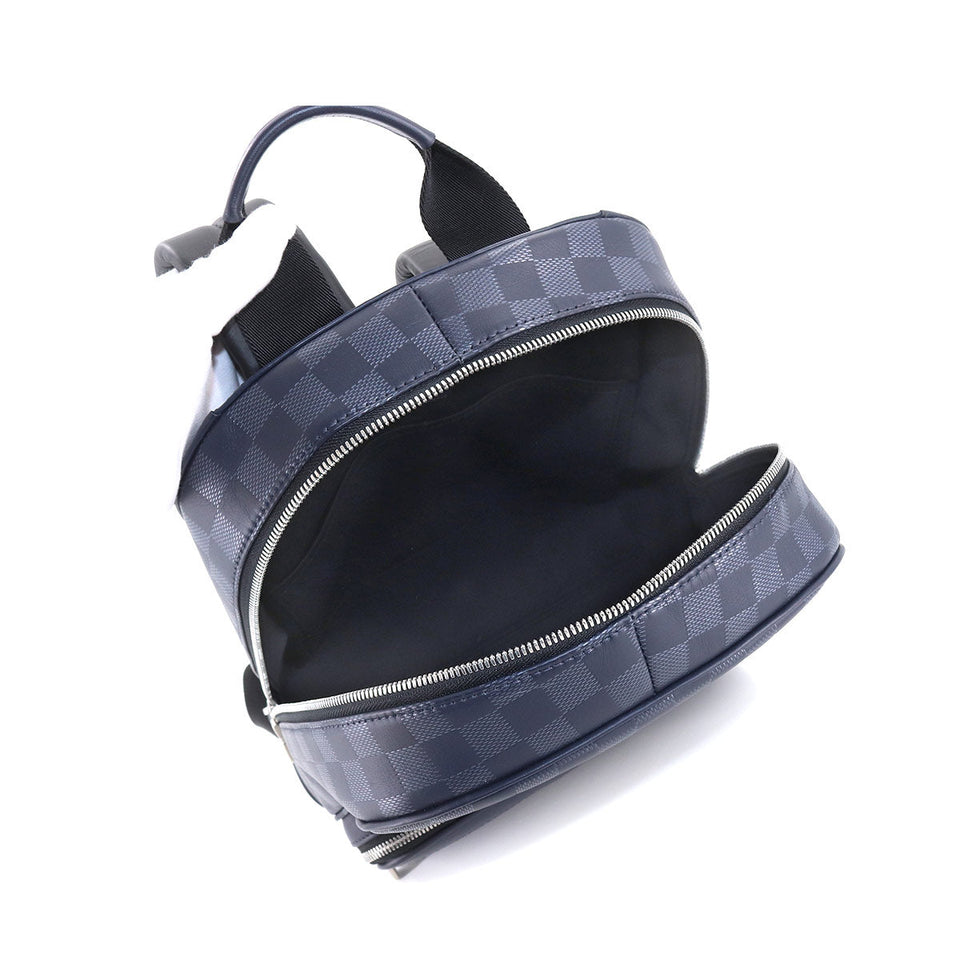 Louis Vuitton Damier Infini Campus Backpack Rucksack Leather Navy