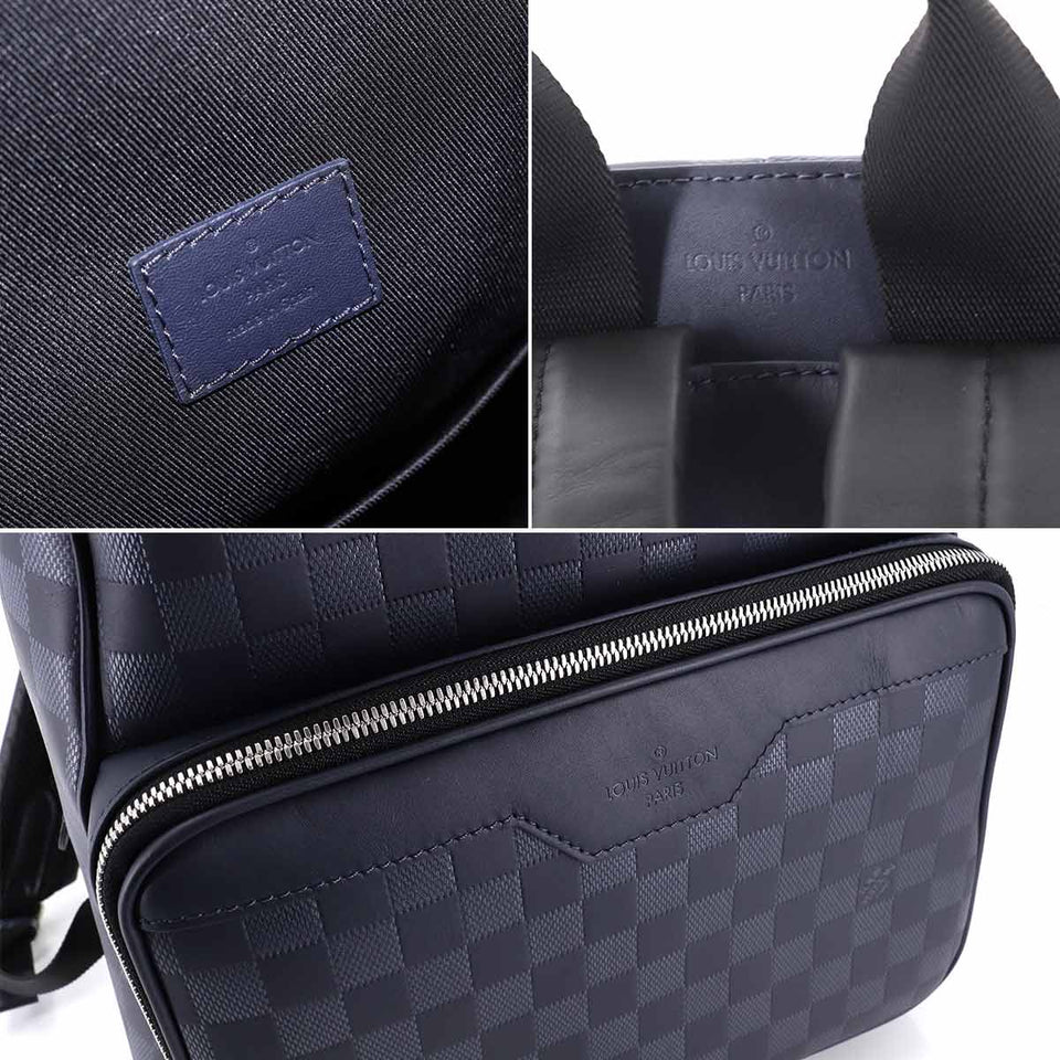 Louis Vuitton Damier Infini Campus Backpack Rucksack Leather Navy