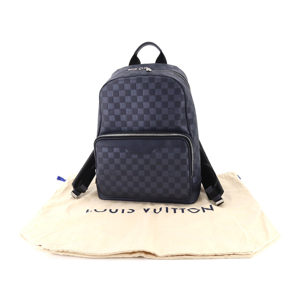 Louis Vuitton Damier Infini Campus Backpack Rucksack Leather Navy
