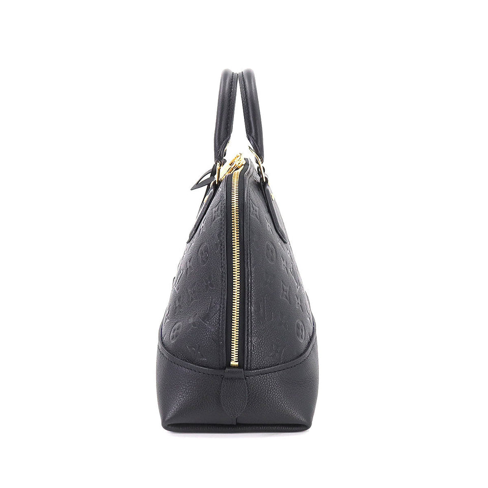 Louis Vuitton Monogram Emplant Neo Alma PM 2way Shoulder Bag Leather Noir