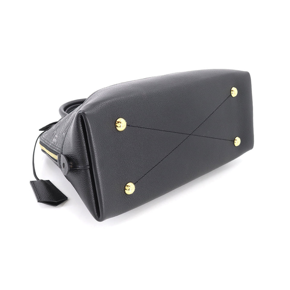 Louis Vuitton Monogram Emplant Neo Alma PM 2way Shoulder Bag Leather Noir