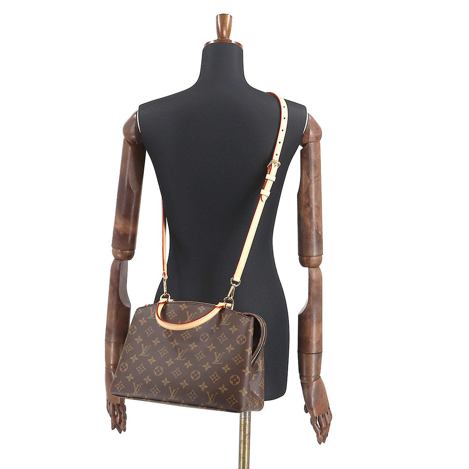 Louis Vuitton Monogram Petit Palais PM 2way Shoulder Bag Brown
