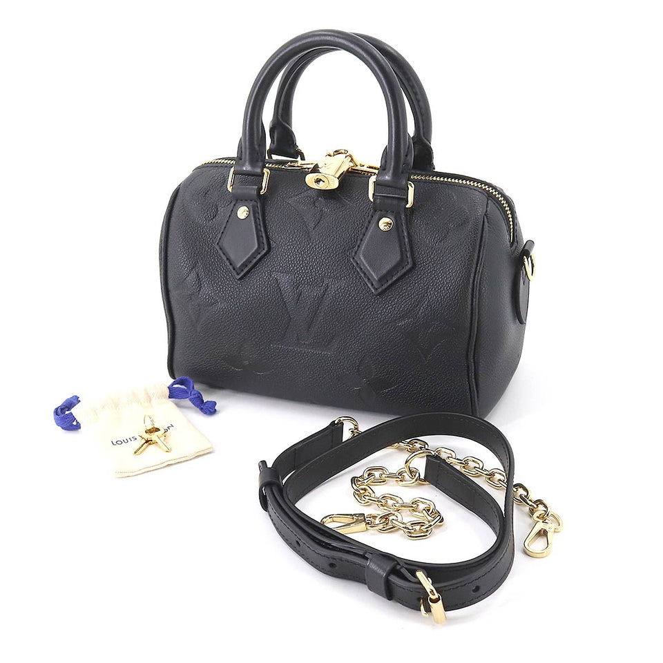 Louis Vuitton Monogram Implant Speedy Bandouliere 20 2way Hand Bag