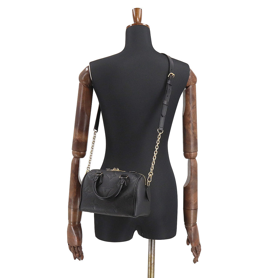 Louis Vuitton Monogram Implant Speedy Bandouliere 20 2way Hand Bag