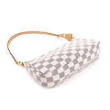 Louis Vuitton Damier Azur Pochette Accessoires Pouch Gold Metal