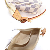 Louis Vuitton Damier Azur Pochette Accessoires Pouch Gold Metal