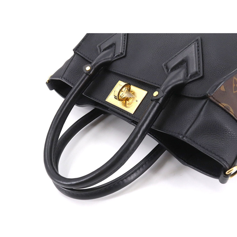 Louis Vuitton Monogram On My Side PM 2way Shoulder Bag Leather