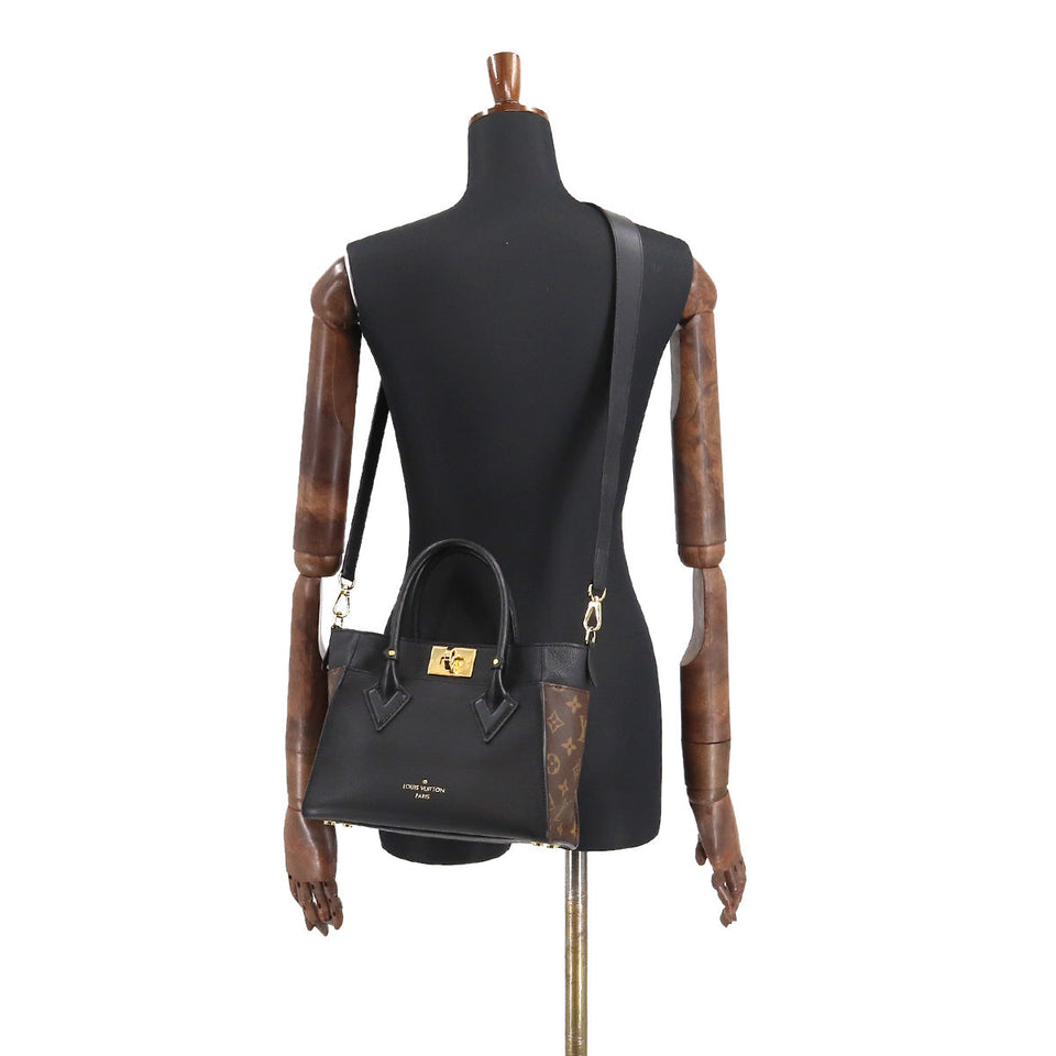 Louis Vuitton Monogram On My Side PM 2way Shoulder Bag Leather