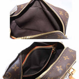 Louis Vuitton Monogram Cite Shoulder Bag Brown Gold Hardware