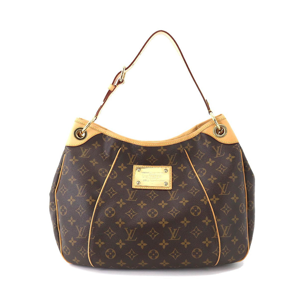 Louis Vuitton Monogram Galliera PM Shoulder Bag Brown