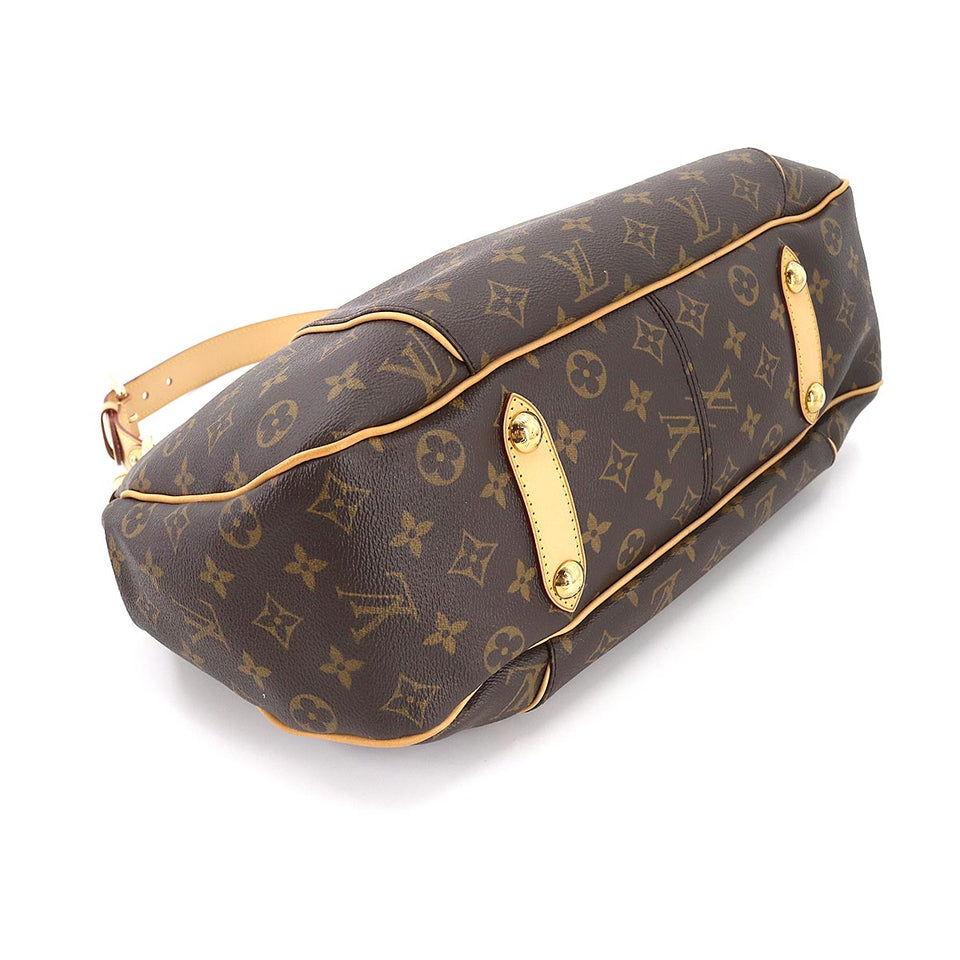 Louis Vuitton Monogram Galliera PM Shoulder Bag Brown