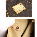 Louis Vuitton Monogram Galliera PM Shoulder Bag Brown