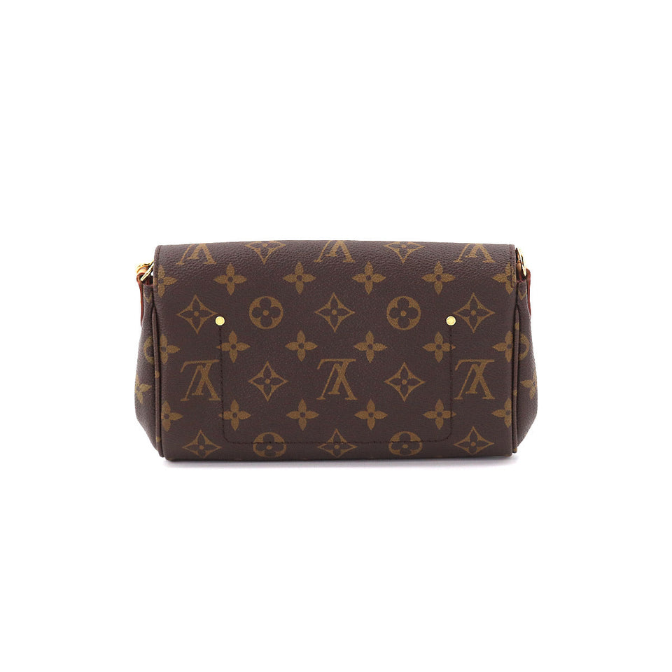 Louis Vuitton Monogram Favorite PM 2way Hand Shoulder Bag Brown