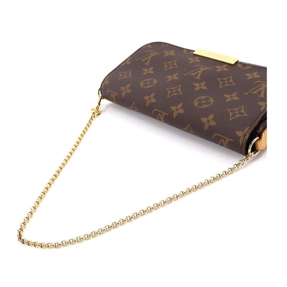 Louis Vuitton Monogram Favorite PM 2way Hand Shoulder Bag Brown