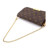 Louis Vuitton Monogram Favorite PM 2way Hand Shoulder Bag Brown