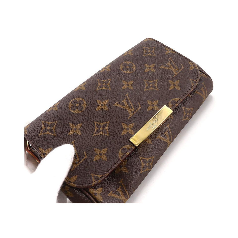 Louis Vuitton Monogram Favorite PM 2way Hand Shoulder Bag Brown