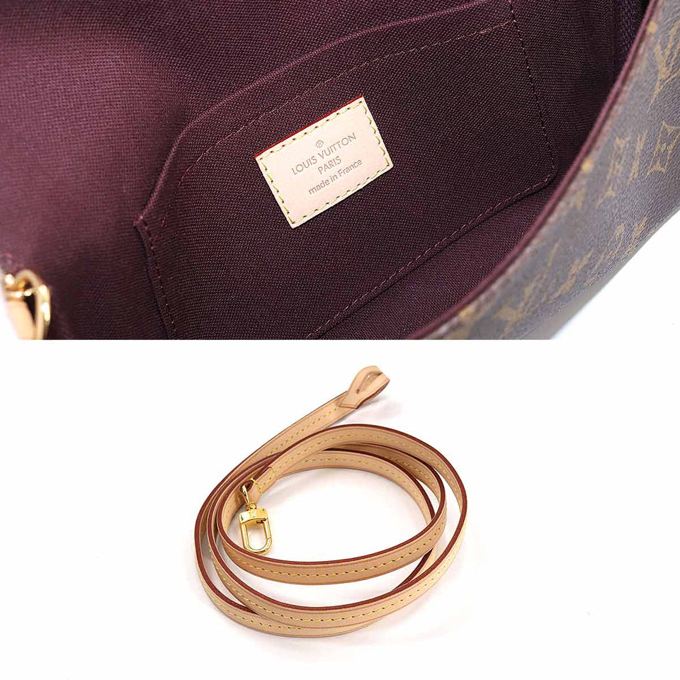 Louis Vuitton Monogram Favorite PM 2way Hand Shoulder Bag Brown