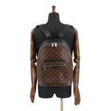 Louis Vuitton Monogram Macassar Josh NV Backpack Rucksack Brown Black