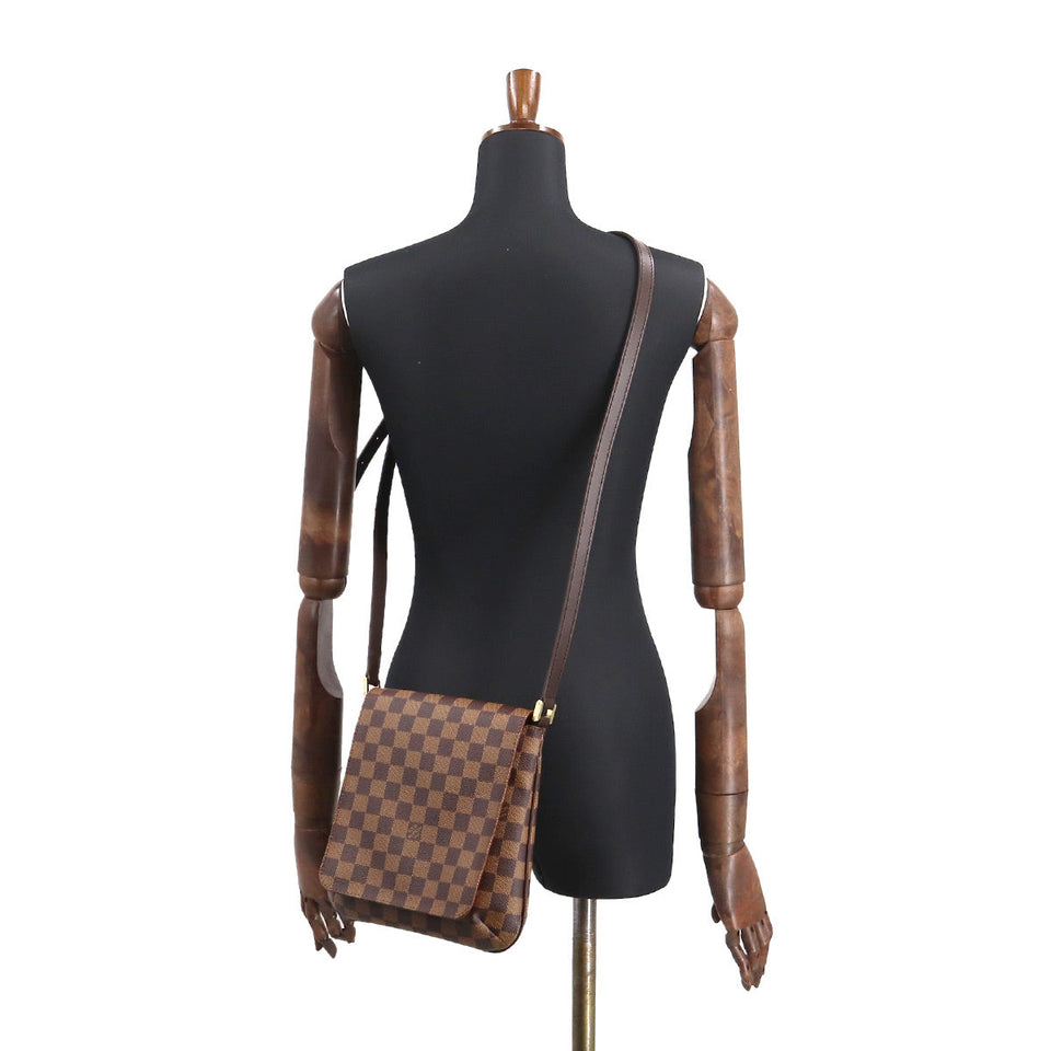 Louis Vuitton Damier Musette Salsa Long Shoulder Bag Ebene
