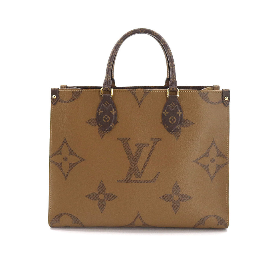 Louis Vuitton Giant Monogram On The Go MM 2way Tote Bag