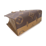 Louis Vuitton Giant Monogram On The Go MM 2way Tote Bag