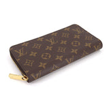 Louis Vuitton Monogram Zippy Round Zipper Long Wallet Brown