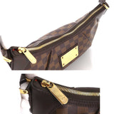 Louis Vuitton Damier Thames GM Shoulder Bag Ebene Gold Metal